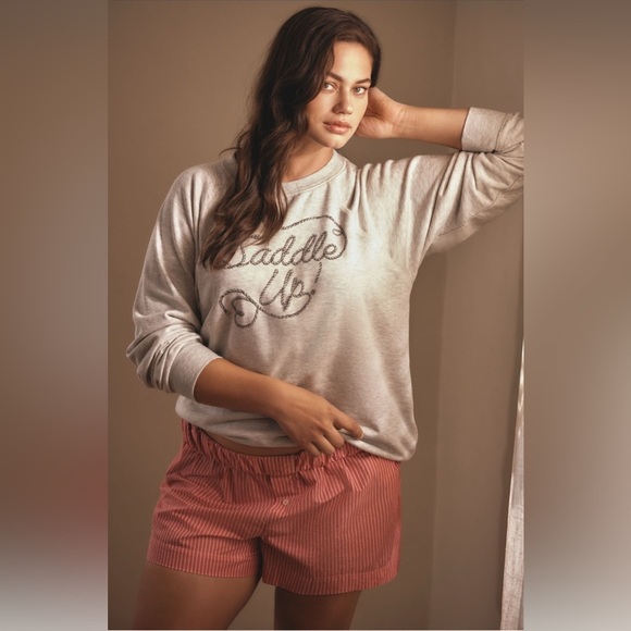 Anthropologie 'Saddle Up' Sweatshirt - Picture 1 of 3